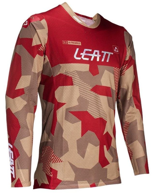 Джерсі Leatt Jersey Moto 5.5 Ultraweld Ruby Stone