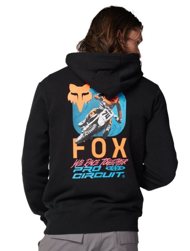 Толстовка Fox X Pro Circuit Hoodie Black