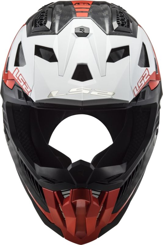 Мотошолом LS2 MX703 C X-Force Victory Red White