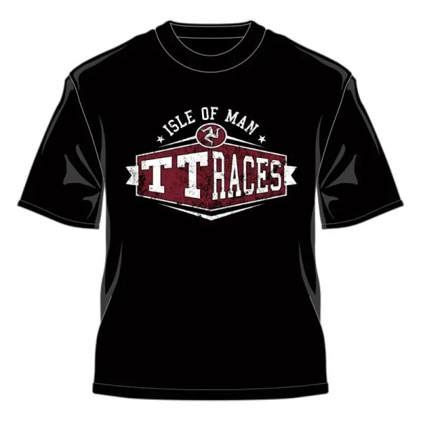 Футболка IOMTT Races Retro T-Shirt Black Black
