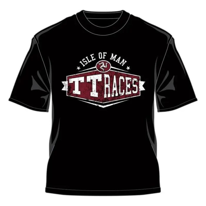 Футболка IOMTT Races Retro T-Shirt Black Black