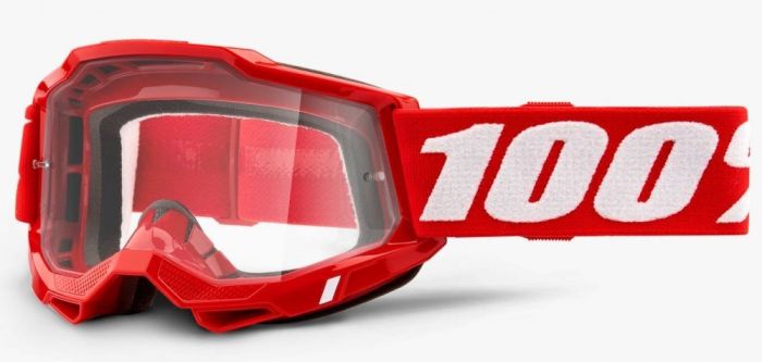 Окуляри 100% ACCURI 2 OTG Goggle Red - Clear Lens