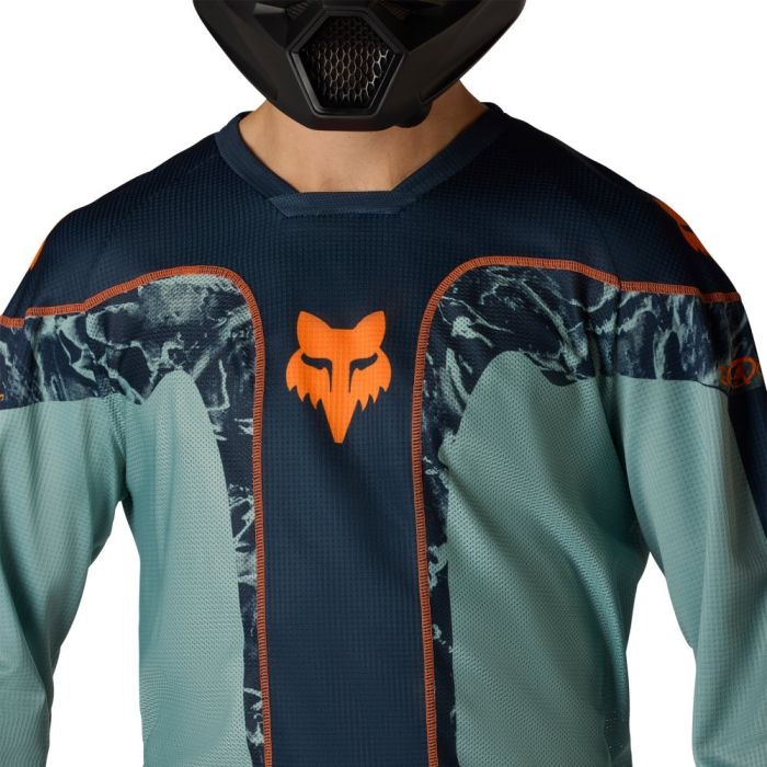 Джерсі Fox 180 Jersey - Image Print Arctic Blue