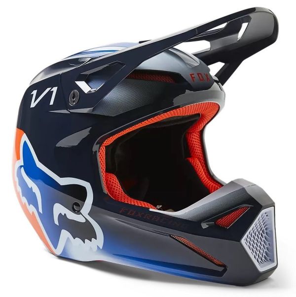 Мотошолом Fox V1 Toxsyk Helmet Midnight