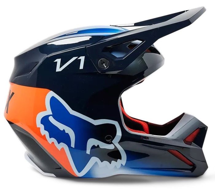 Мотошолом Fox V1 Toxsyk Helmet Midnight