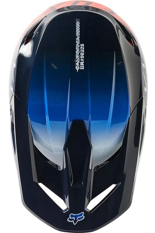 Мотошолом Fox V1 Toxsyk Helmet Midnight