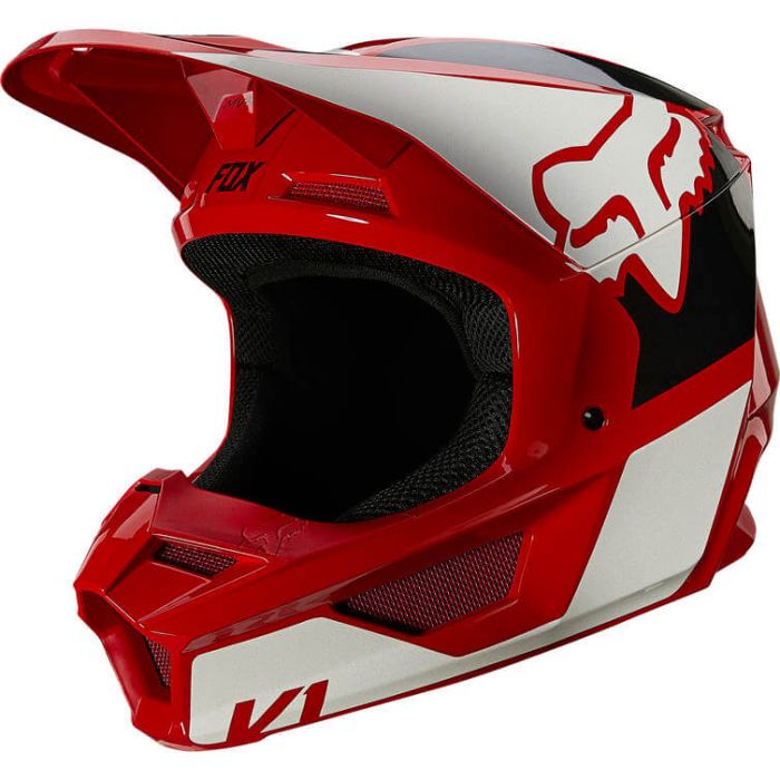 Мотошолом Fox V1 Revn Flame Red