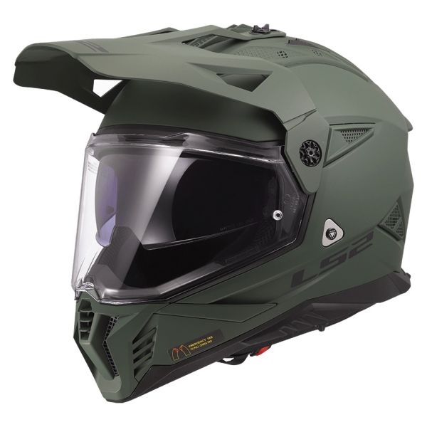 Мотошолом LS2 MX702 Pioneer 2 Solid Matt Military Green