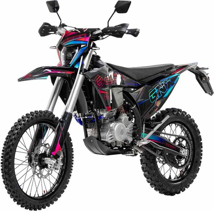 Мотоцикл GEON Dakar GNX (300 NB 21/18 МКПП 5 К23) Black/Red/Blue