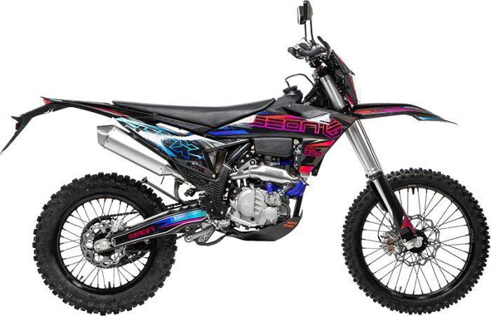 Мотоцикл GEON Dakar GNX (300 NB 21/18 МКПП 5 К23) Black/Red/Blue