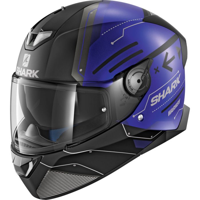 Мотошолом Shark Skwal 2 Warhen Black/Blue