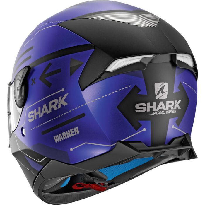 Мотошолом Shark Skwal 2 Warhen Black/Blue