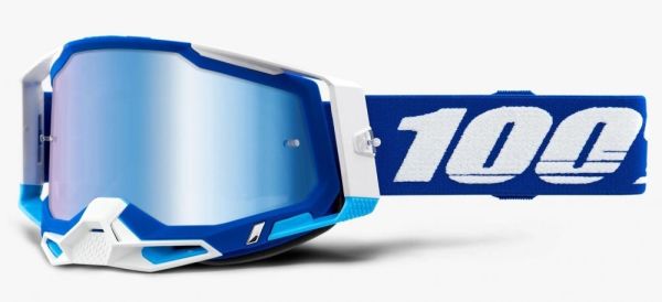 Окуляри 100% Racecraft 2 Goggle Blue - Mirror Blue Lens