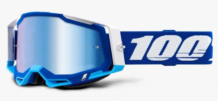 Окуляри 100% Racecraft 2 Goggle Blue - Mirror Blue Lens
