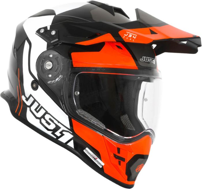 Мотошолом Just1 J34 Pro Tour Orange/ Black