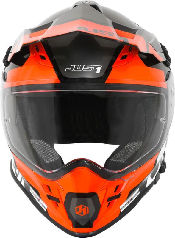 Мотошолом Just1 J34 Pro Tour Orange/ Black