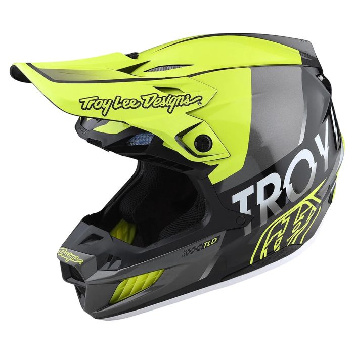 Мотошолом TLD SE5 COMPOSITE HELMET [QUALIFIER GLO YELLOW/BLk]