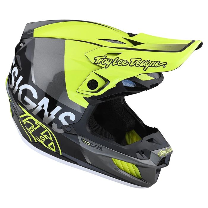 Мотошолом TLD SE5 COMPOSITE HELMET [QUALIFIER GLO YELLOW/BLk]