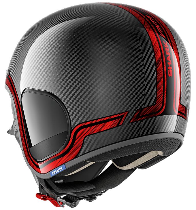 Мотошолом Shark S-Drak Carbon Vinta Black\Red