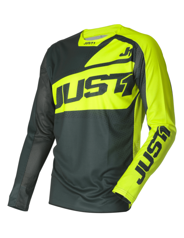 Джерсі Just1 J-Force Vertigo Jersey Grey - Yellow Fluo