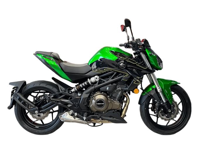 Мотоцикл QJMOTOR SRK 400 GREEN/BLACK