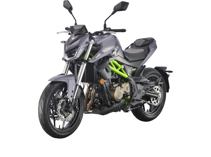 Мотоцикл QJMOTOR SRK 400 GREEN/BLACK