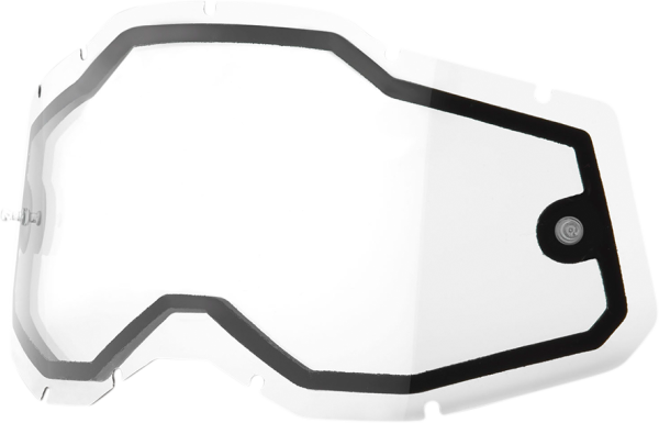 Лінза до окулярів 100% RC2/AC2/ST2 Dual Replacement Lens Anti-Fog - Clear
