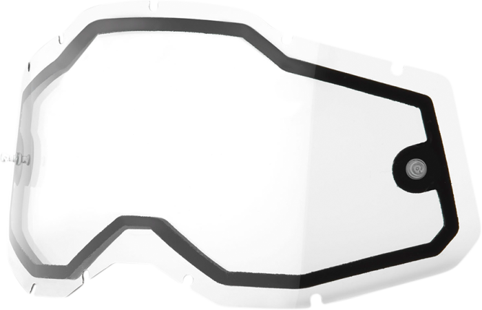 Лінза до окулярів 100% RC2/AC2/ST2 Dual Replacement Lens Anti-Fog - Clear