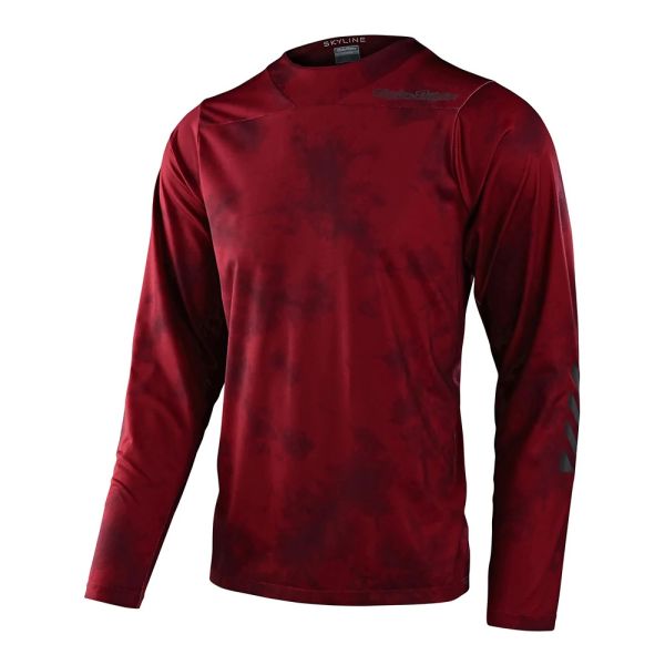 Джерсі TLD SKYLINE LS CHILL JERSEY [TIE DYE WINE]