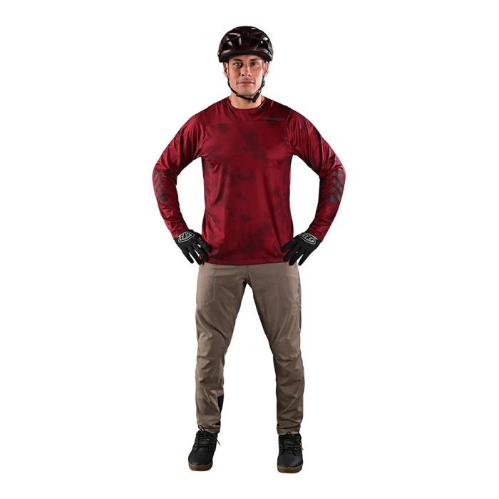 Джерсі TLD SKYLINE LS CHILL JERSEY [TIE DYE WINE]