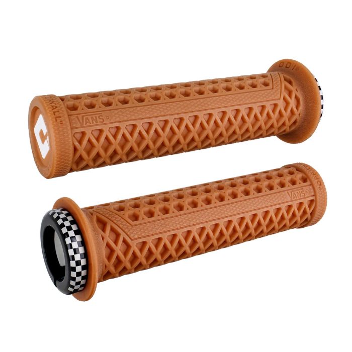 Гріпси ODI Vans v2.1 Lock-On MTB Closed End 135mm Gum/White Cheker