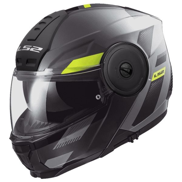 Мотошолом LS2 FF902 Scope 2 Max Matt Hi-Vis Yellow