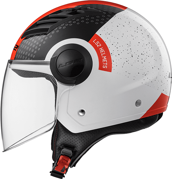 Мотошолом LS2 OF562 Airflow Condor White Black Red