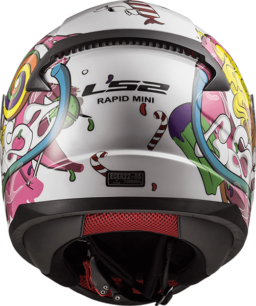Шолом LS2 FF353J Rapid Mini Crazy Pop White Pink