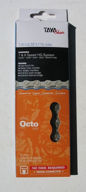 Ланцюг Taya Octo Silver/silver 7/8sp