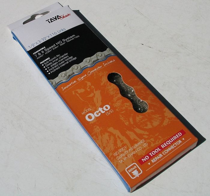 Ланцюг Taya Octo Silver/silver 7/8sp