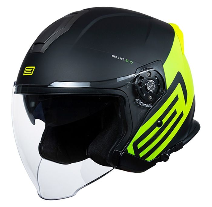 Мотошолом Origine Palio 2.0 Scout Fluo Yellow Black Gloss