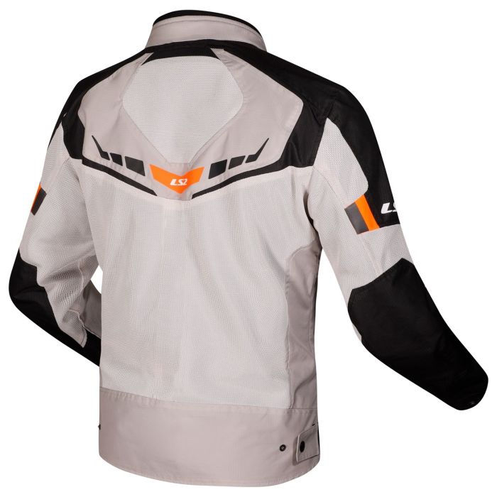 Куртка LS2 Garda Air Man Jacket Black Grey Hi-Vis Orange