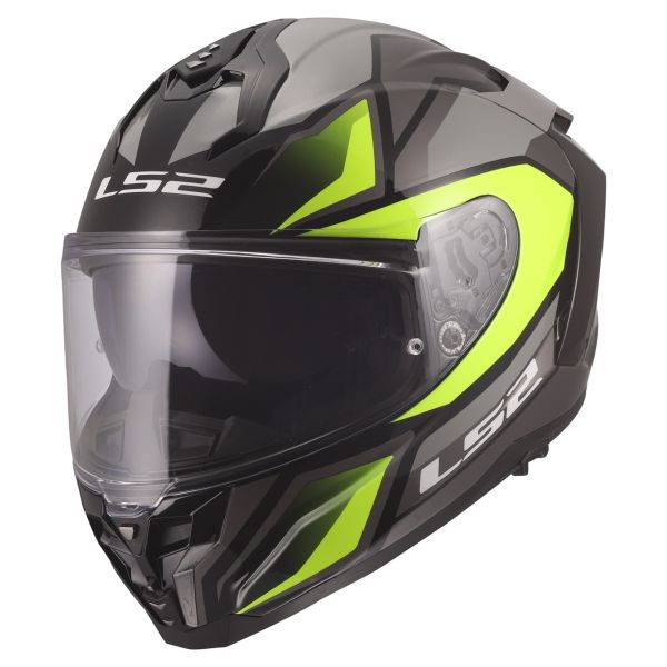 Мотошолом LS2 FF817 Challenger II Viper Grey Hi-Vis Yellow