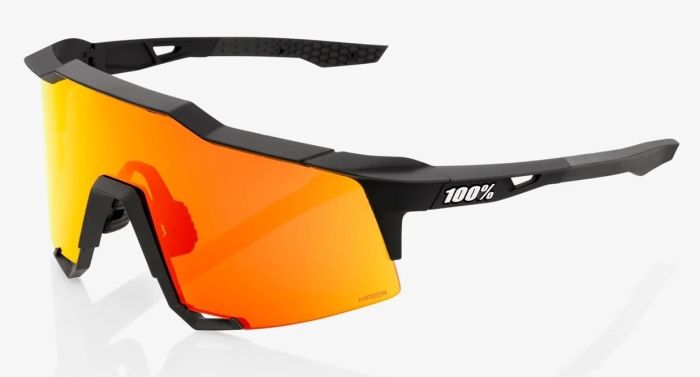 Окуляри Ride 100% Speedcraft - Soft Tact Black - Hiper Red Mirror Lens