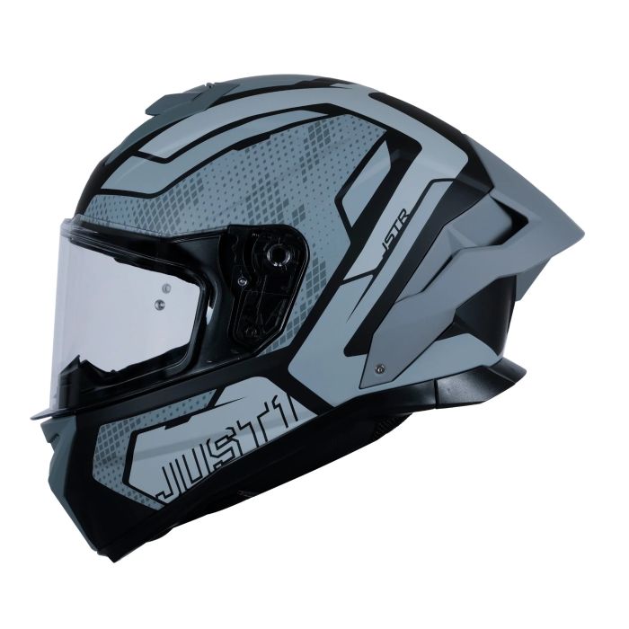 Мотошолом Just1 J-STR Union Grey Black Matt