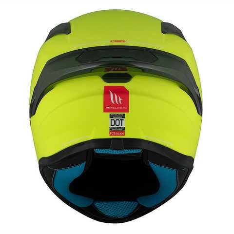 Мотошолом MT Targo S Solid A3 Matt Yellow ECE2206