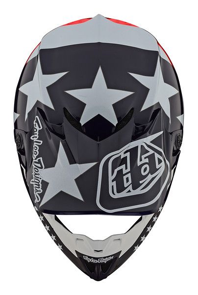 Мотошолом TLD SE4 POLYACRYLITE [FREEDOM RED / WHITE]