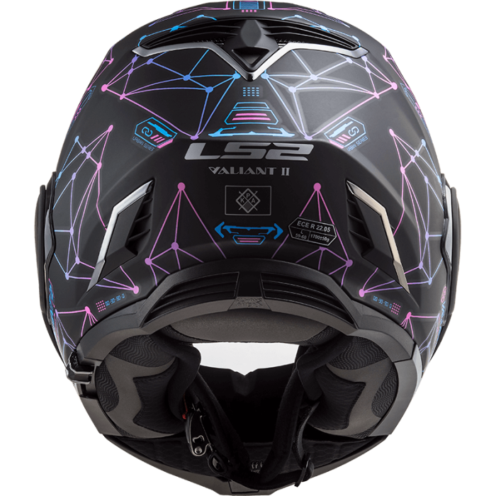 Мотошолом LS2 FF900 Valiant 2 Stellar Matt Black Blue