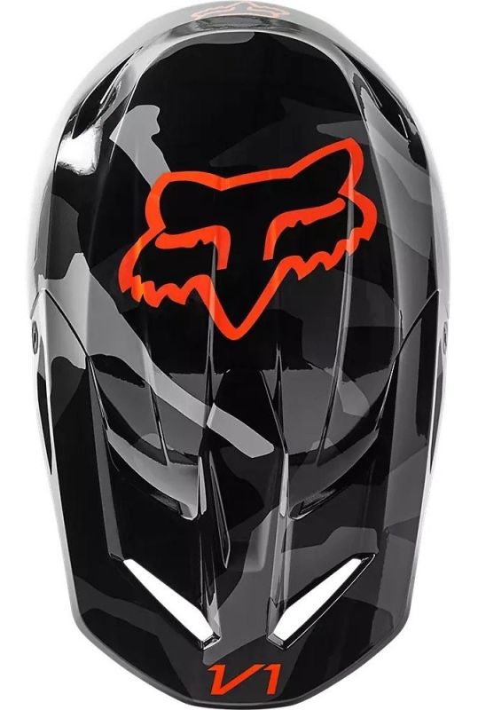 Шолом Fox Yth V1 Bnkr Helmet Grey