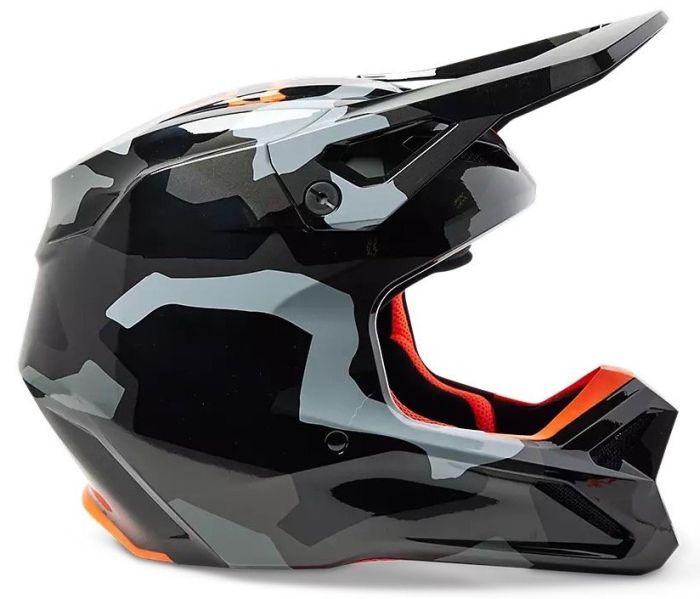 Шолом Fox Yth V1 Bnkr Helmet Grey