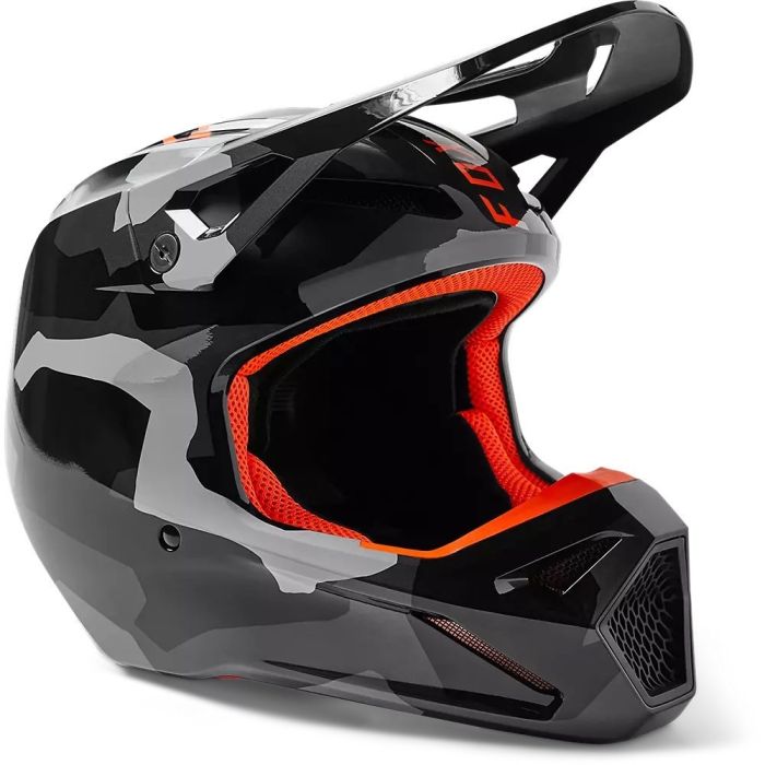 Шолом Fox Yth V1 Bnkr Helmet Grey