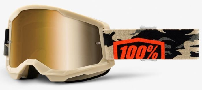 Окуляри 100% STRATA 2 Goggle Kombat - True Gold Lens