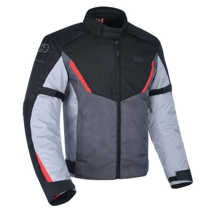 Мото куртка Oxford Delta 1.0 MS Jkt Black / Grey / Red