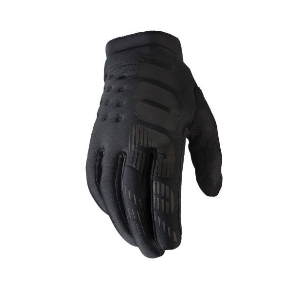 Моторукавички теплі RIDE 100% Brisker Black M